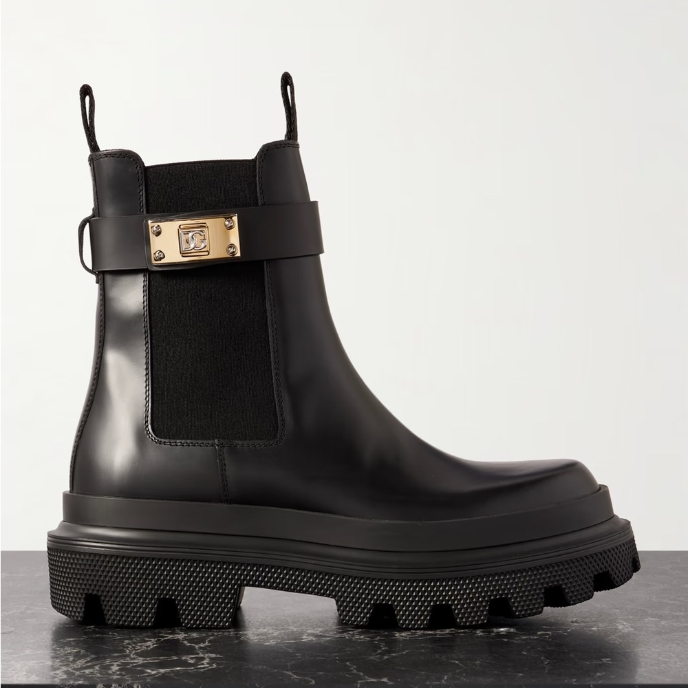 New Authentic DOLCE & GABBANA
LEATHER CHELSEA BOOTS - Picture 5 of 12